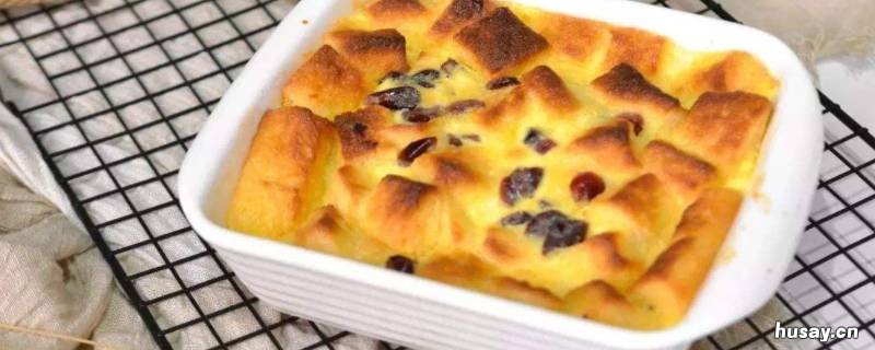 烤面包布丁的做法 烤面包布丁的做法视频