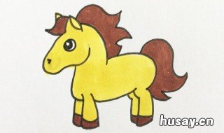 怎么画马 怎么画马最简单最好看