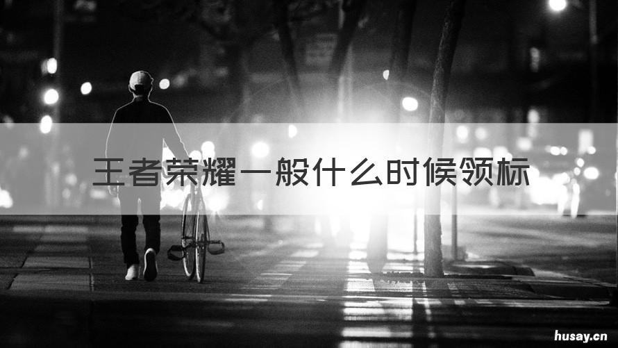 王者荣耀一般什么时候领标 王者荣耀什么时候领标?