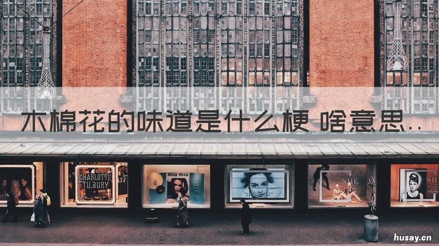 木棉花的味道是什么梗 啥意思