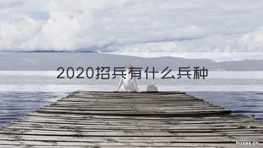 2020招兵有什么兵种 2020年兵种