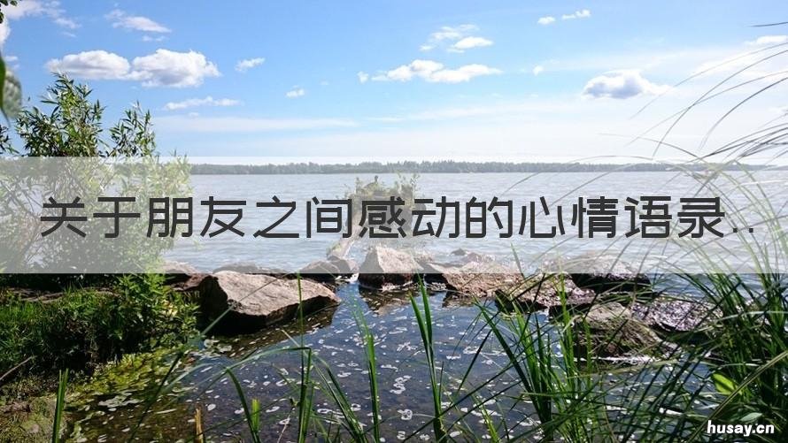 关于朋友之间感动的心情语录 朋友之间的伤感语录