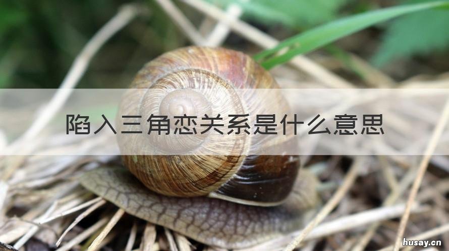 陷入三角恋关系是什么意思 什么叫三角恋关系