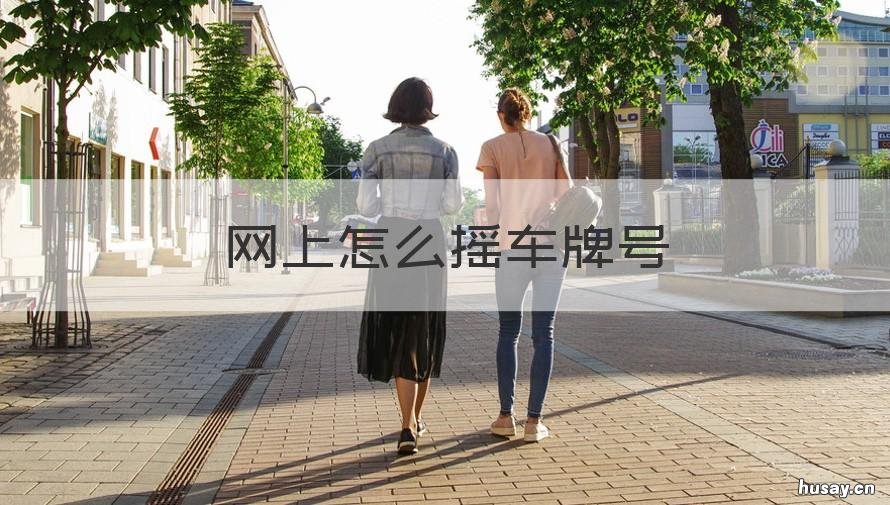 网上怎么摇车牌号 怎么网上摇车牌号码
