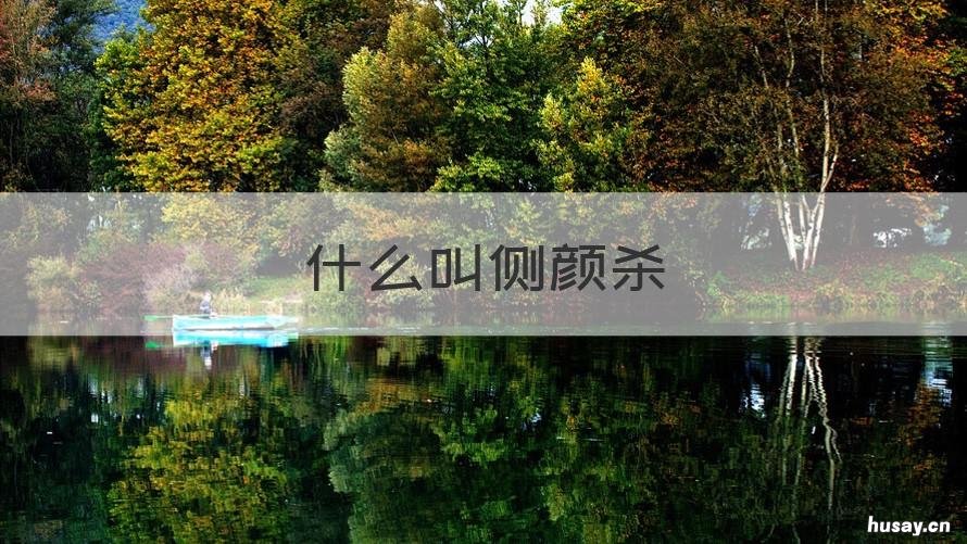 什么叫侧颜杀 什么是侧颜杀