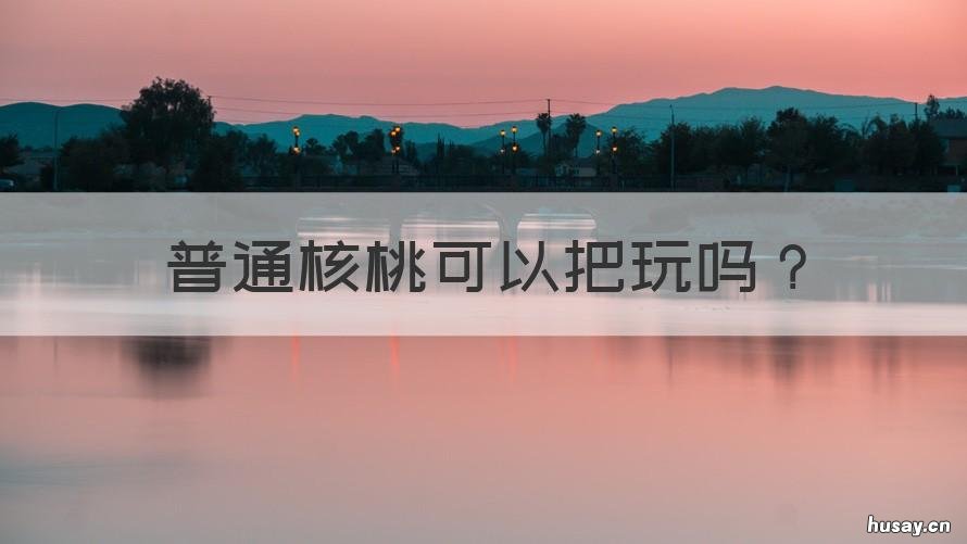 普通核桃可以把玩吗 什么样的核桃可以把玩