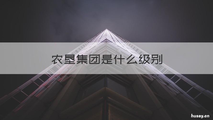 农垦集团是什么级别 农垦集团是什么级别干部
