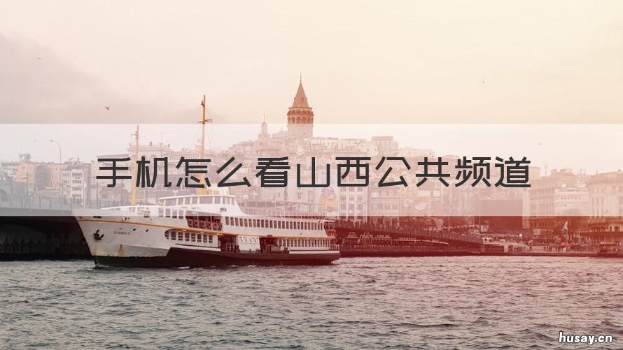 手机怎么看山西公共频道 手机怎么看山西公共频道电视