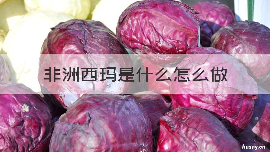 非洲西玛是什么怎么做 非洲西玛是什么做成的