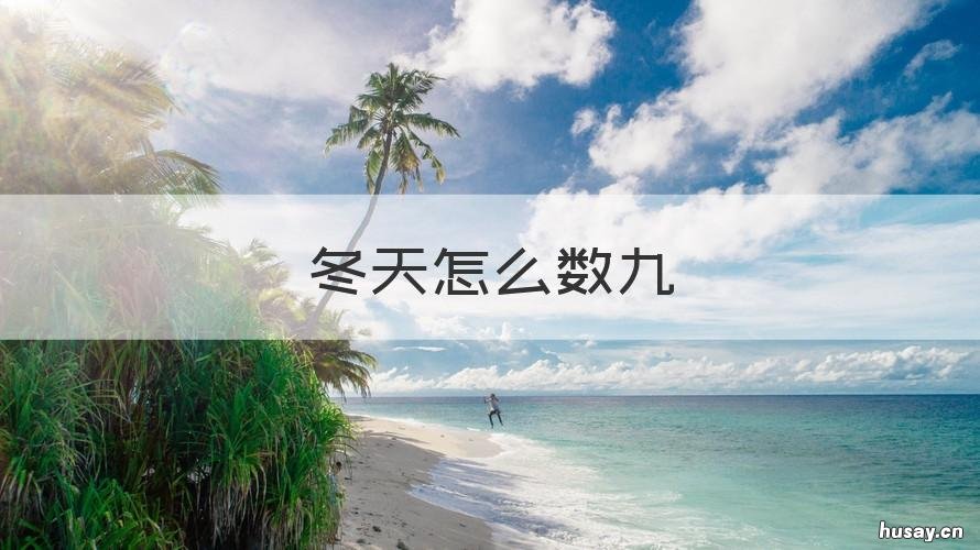 冬天怎么数九 过冬数九怎么数