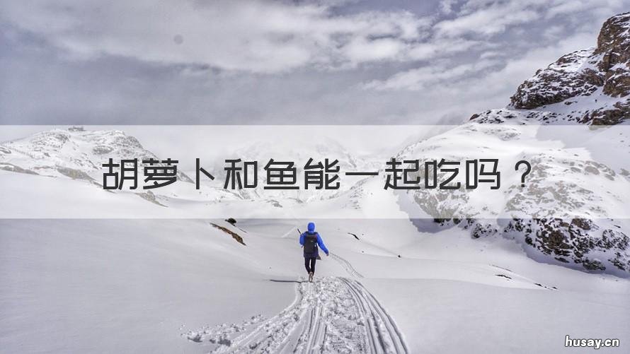 胡萝卜和鱼能一起吃吗