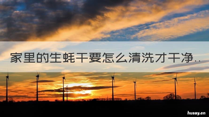 家里的生蚝干要怎么清洗才干净 干蚝如何清洗