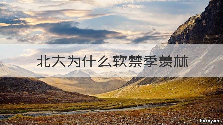 北大为什么软禁季羡林 季羡林当过北大校长么