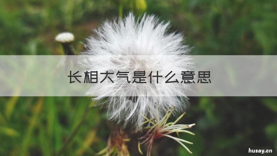 长相大气是什么意思 五官长相大气是啥意思