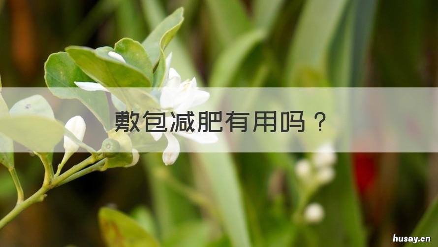 敷包减肥有用吗 敷敷包为什么能减肥