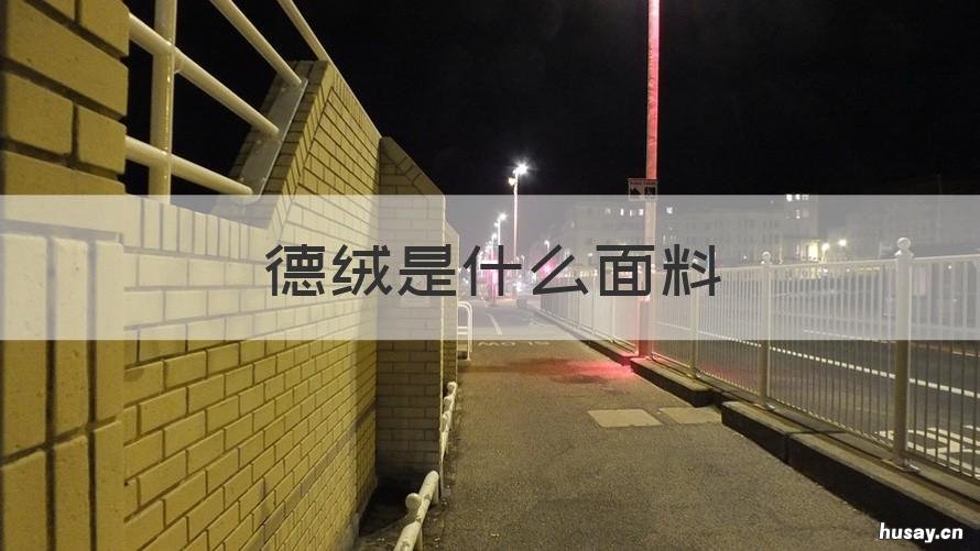德绒是什么面料 德绒是什么面料优缺点
