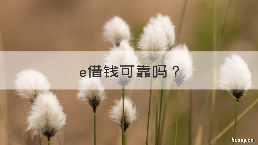 e借钱可靠吗 融e借借出来的钱可以用来做什么