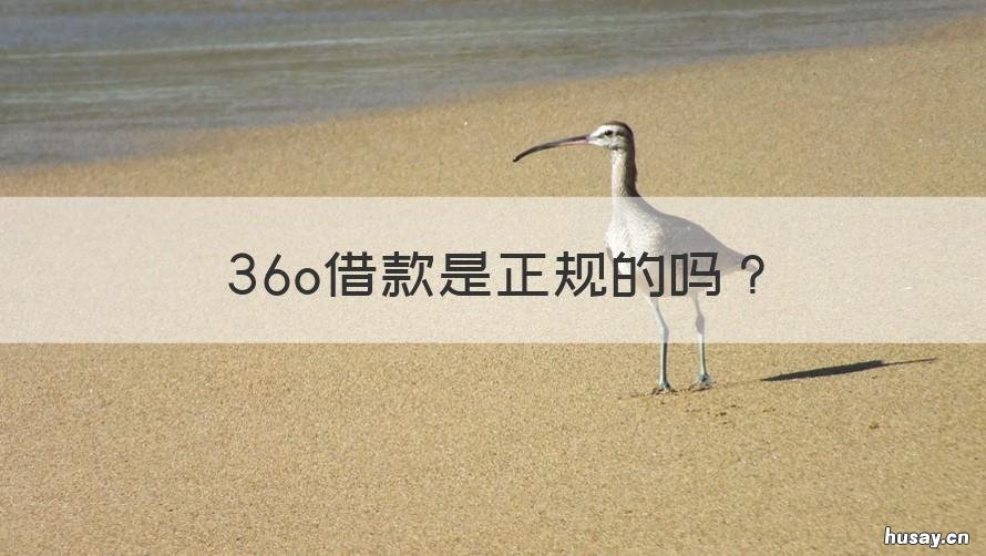 36o借款是正规的吗 36o是小额贷吗