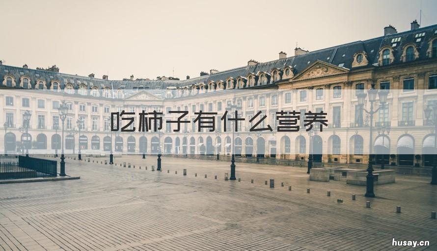 吃柿子有什么营养 吃柿子有什么营养与功效