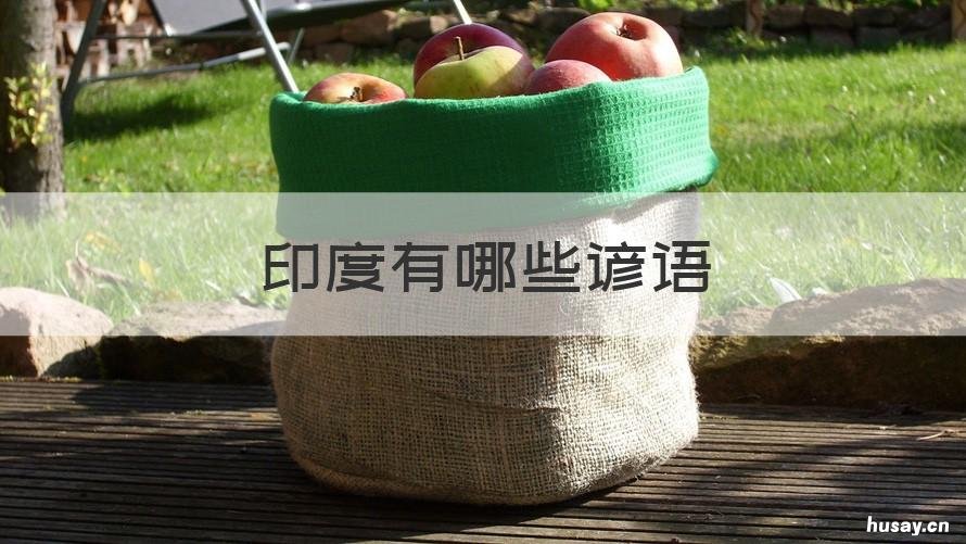 印度有哪些谚语 印度常说的话