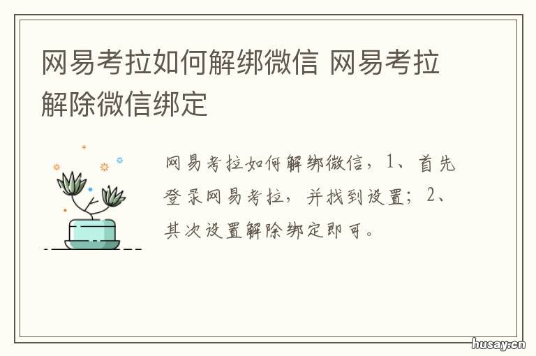网易考拉如何解绑微信 网易考拉怎么解绑支付宝