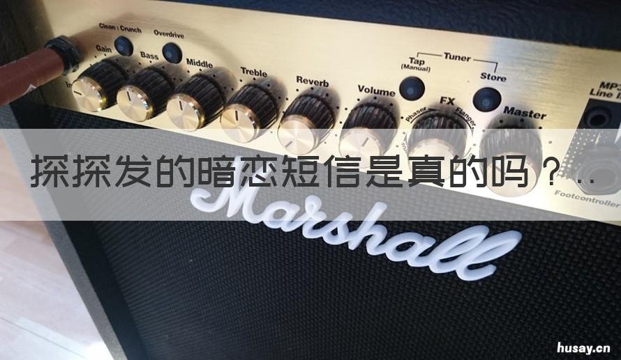 探探发的暗恋短信是真的吗 探探发的暗恋短信是真的吗知乎