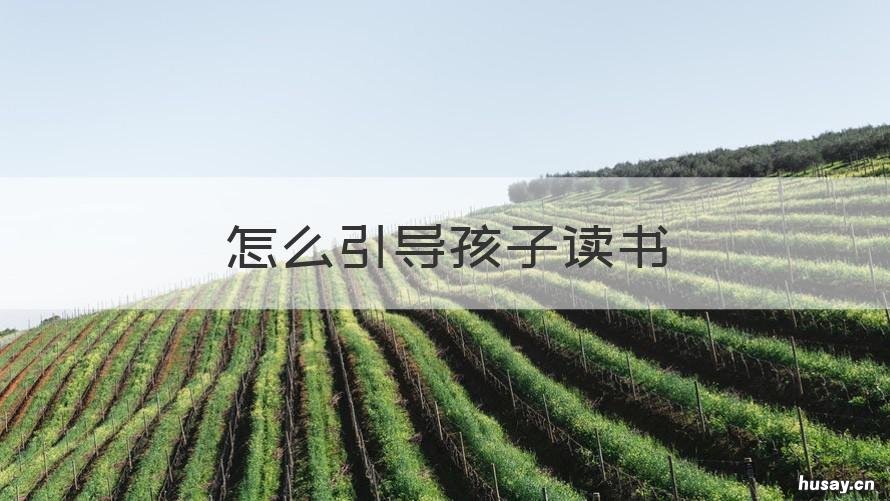 怎么引导孩子读书 如何教会孩子读书