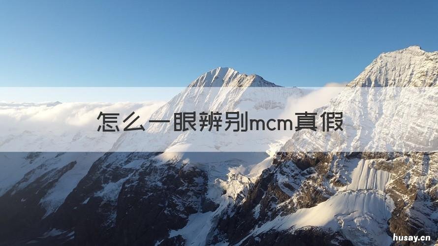 怎么一眼辨别mcm真假 mcm怎么看真假辨别