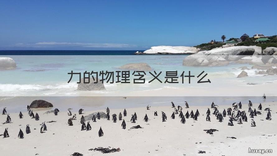 力的物理含义是什么 力的物理意义是什么