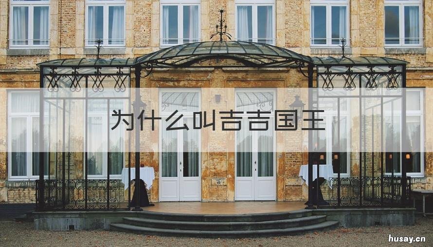 为什么叫吉吉国王 张极为什么叫吉吉国王