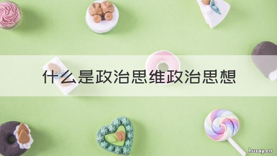 什么是政治思维政治思想 政治思维有哪些