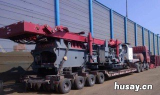 履带吊主机上板车怎么上 履带吊主机图片