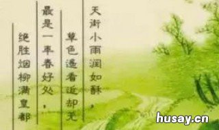 初春小雨这首古诗的别名是什么 初春小雨这首诗的意思
