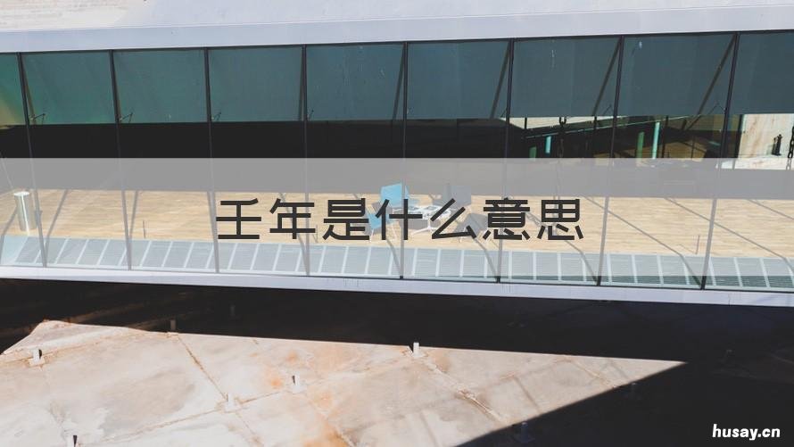 壬年是什么意思 壬年是什么年份