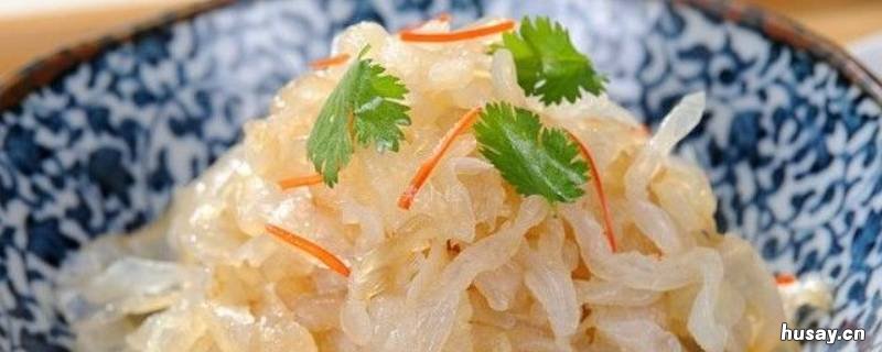 海蜇丝是什么做的 凉菜里的海蜇丝是什么做的