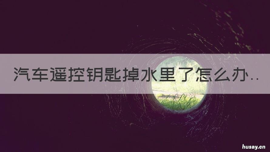 汽车遥控钥匙掉水里了怎么办 汽车电子钥匙掉水里了怎么办