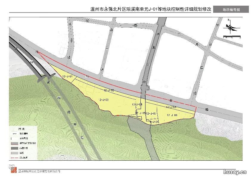 温州l永强北片区瑶溪南单元J-01等地块规划范围修改 温州市龙湾区瑶溪北b_11_05