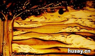 沙画怎么画 沙画怎么画花