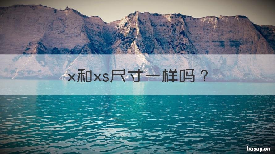 x和xs尺寸一样吗 x和xs多少寸