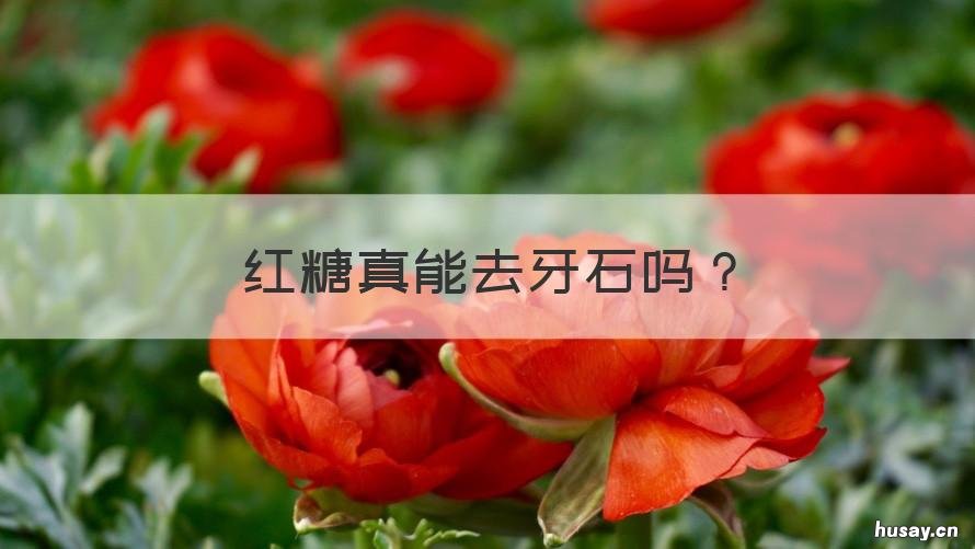 红糖真能去牙石吗 红糖真能去牙石吗图片