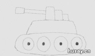 怎么画坦克