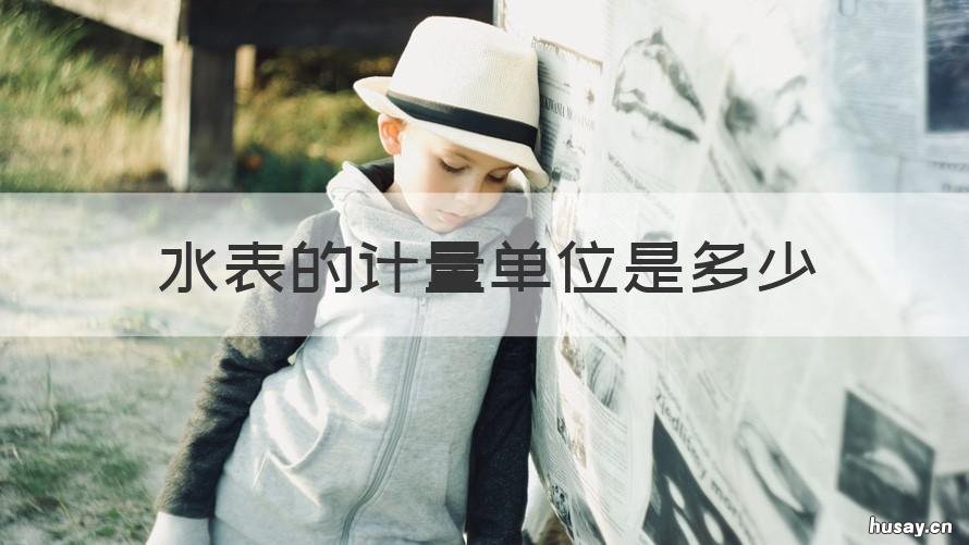 水表的计量单位是多少 水计量单位换算表大全