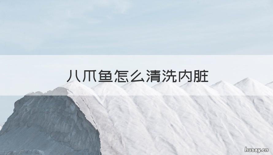 八爪鱼怎么清洗内脏 八爪鱼怎么清洗内脏要去掉吗?