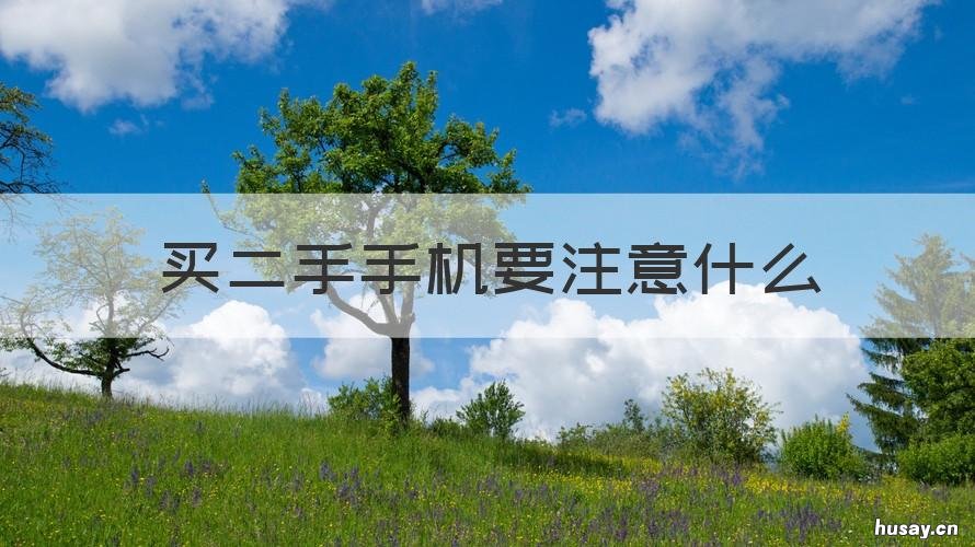 买二手手机要注意什么 在京东买二手手机要注意什么