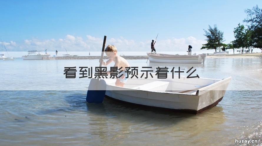 看到黑影预示着什么 白天看到黑影预示着什么