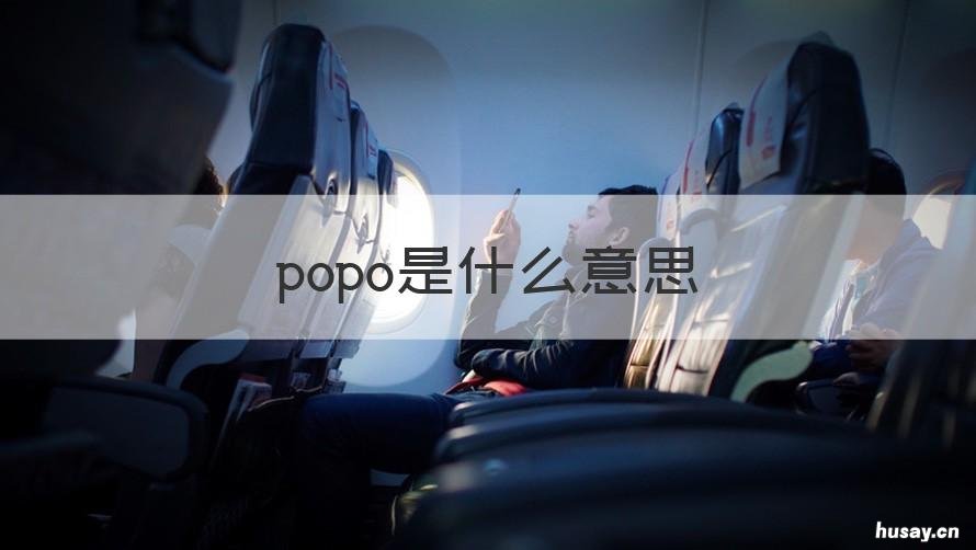 popo是什么意思 POPO是什么?