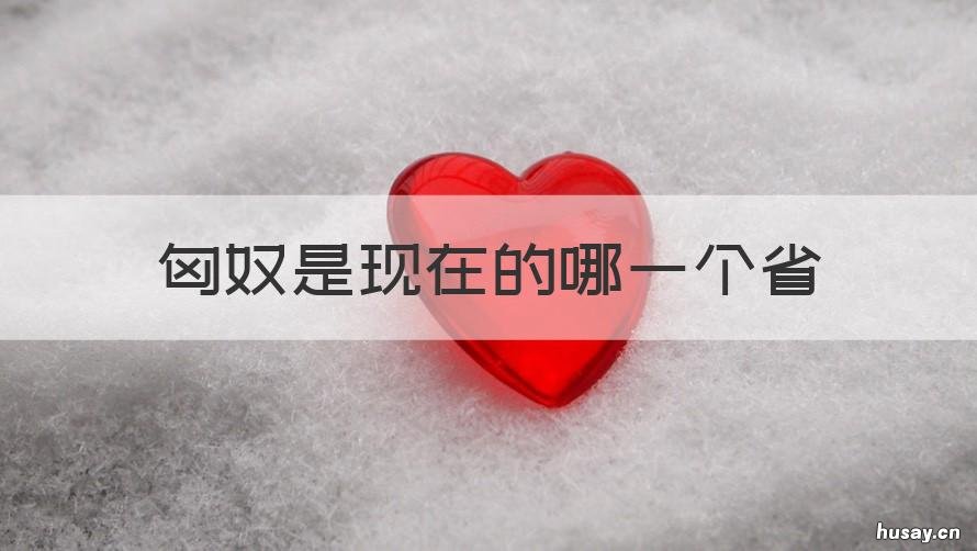 匈奴是现在的哪一个省 匈奴是现在哪个省的人