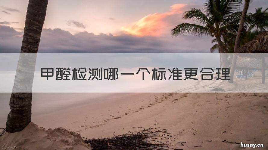 甲醛检测哪一个标准更合理 甲醛测试按照国家哪个标准