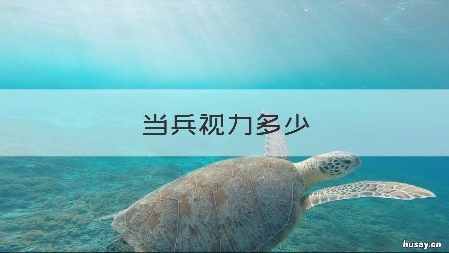 当兵视力多少 当兵视力多少过关