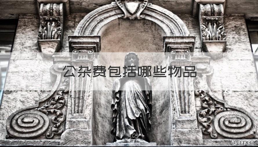 公杂费包括哪些物品 下列属于公杂费的是